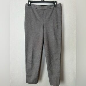 Talbots Italian Luxe Knit Pull On Pants Sz 4 Houndstooth Academia Office Siren